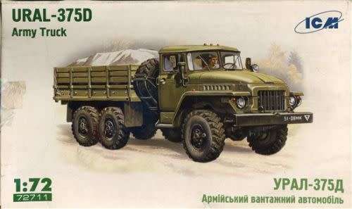 Soviet Ural-375D Army Truck ICM | No. 72711 | 1:72