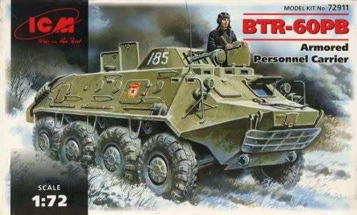 BTR-60PB, Armoured Personnel Carrier (ICM72911) - ICM 1:72