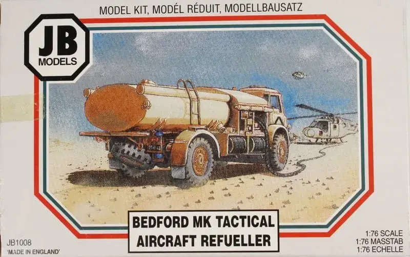 JB MODELS , BEDFORD MK TACTICAL AIRFIELD REFUELLER 1008
