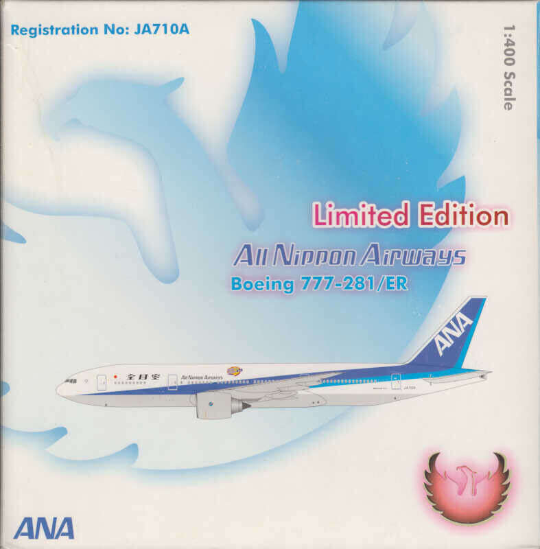 Boeing 777-281/ER ANA All Nippon Airways "Indy Japan 200" JA710A Phoenix 1:400-