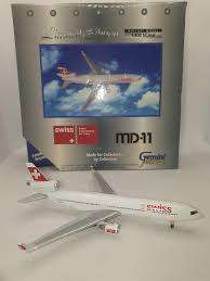 Gemini Jets  GJSWR385 Swiss Air Lines McDonnell Douglas MD-11 HB-IWC 1:400 Diecast Model