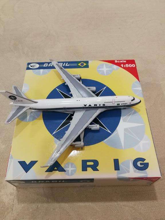 Varig Brasil  747-400 Retro Airlines Scale Diecast 1/500 Big Bird