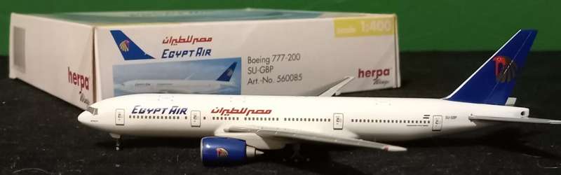 1/400 EGYPT AIR Boeing 777-200 #SU-GBP [560085]