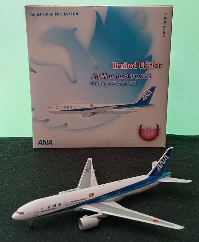 Boeing 777-281/ER ANA All Nippon Airways "Indy Japan 200" JA710A Phoenix 1:400-