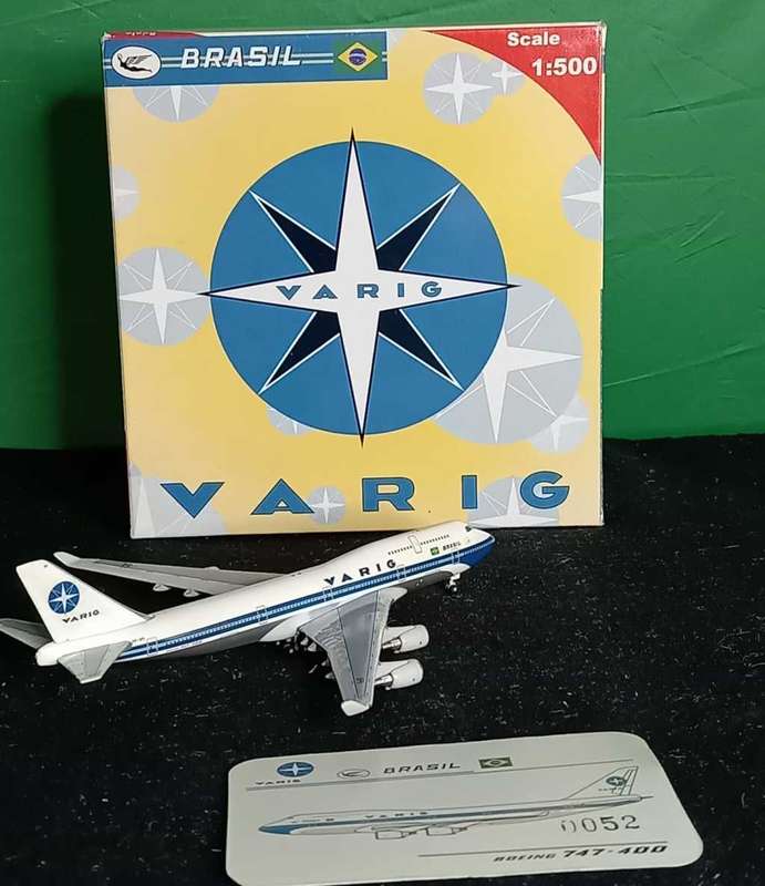 Varig Brasil  747-400 Retro Airlines Scale Diecast 1/500 Big Bird
