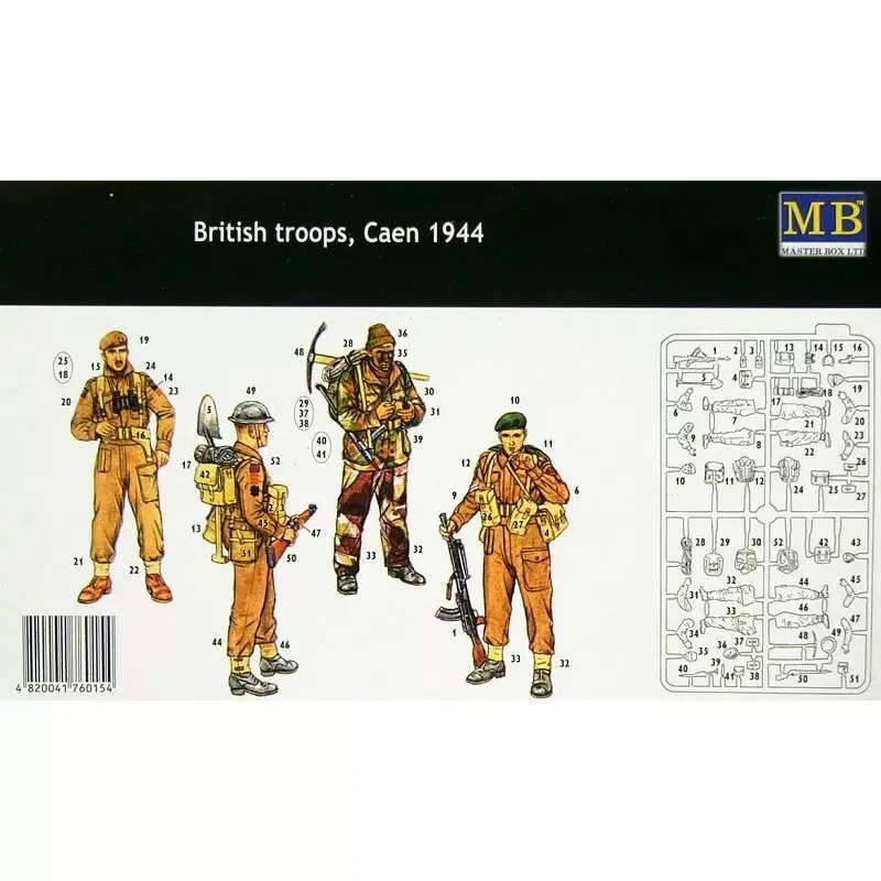 British Troops, Caen, 1944 Master Box | No. MB3512 | 1:35