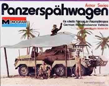 Panzerspahwagen German Reconnaisance Vehicle Model Kit Monogram Scale 1:32