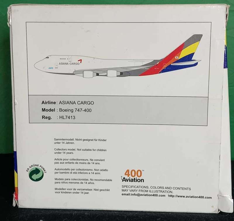 Asiana Cargo Boeing 747-400 HL7413 1:400 Aviation400