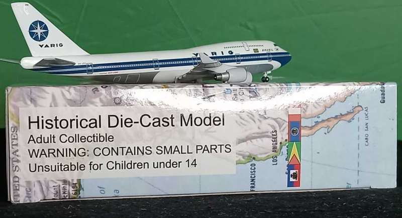 Varig Brasil Airlines Boeing 747-400 PP-VPH AeroClassics 1:400