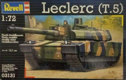 Revell  Model, Leclerc T.5 Military Army Tank Kit 03131 1/72