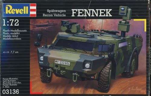 Revell Model, Spahwagen Recon Vehicle Fennek Model Kit 03136 1/72