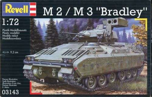 Revell Model, M2 / M3 Bradley Inf Support Vehicle 03143 Model Kit in 1:72 Scale