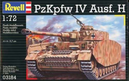 Revell Model, WWII Pzkpfw IV Ausf. H 03184 - 1/72