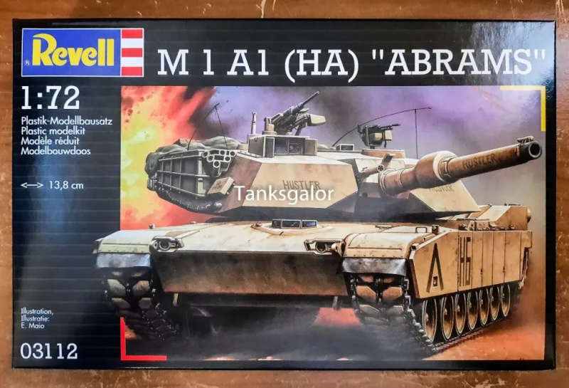 Revell Model, M1 A1 (HA) "ABRAMS" kit # 03112 1/72