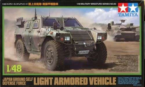 Military Miniature Japan Ground Defence Light Armoured Vehicle - Series #90 Tamiya #32590