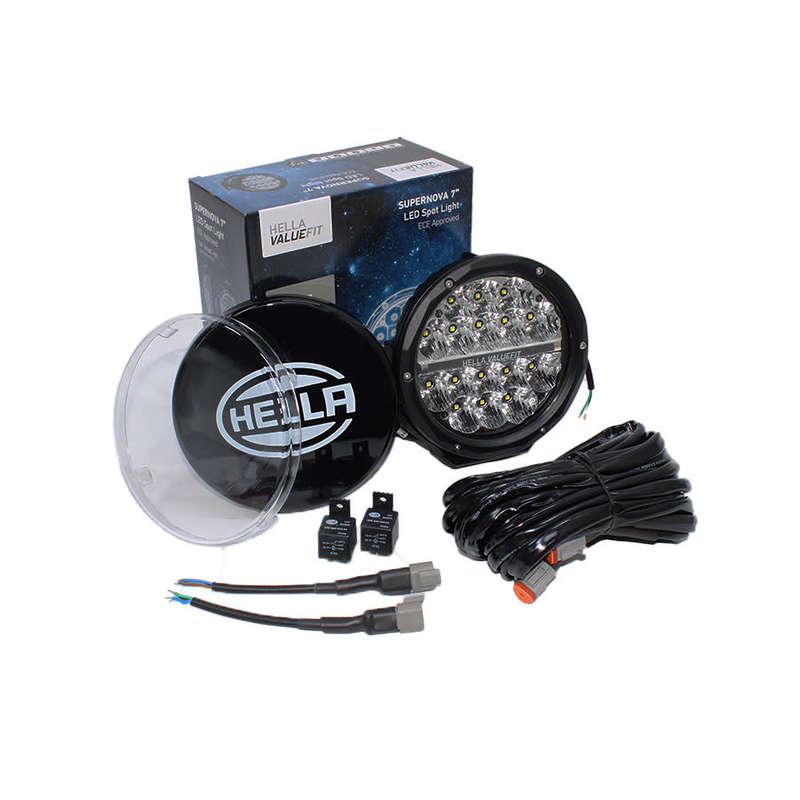 Hella Valuefit Supernova 7 Led set of 2 with wiring harness