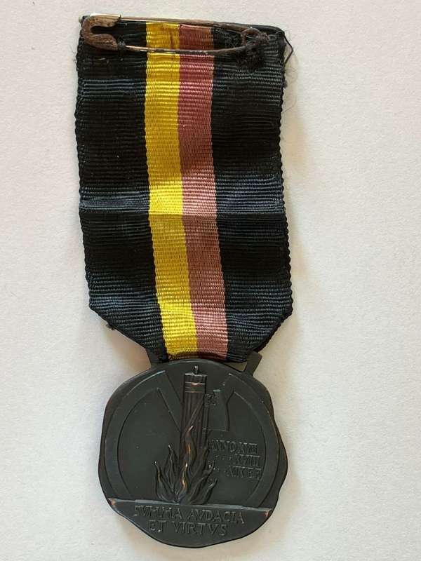 WWII Italian Fascist MVSN 2nd Division CCNN 28 October Libya Medal