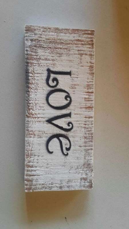 Stunning word boards...decor!! As per pic