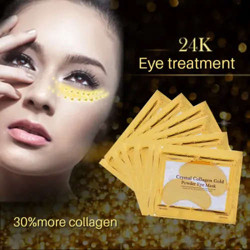24k GOLD EYE COLLOGEN PATCHES- 5off in set