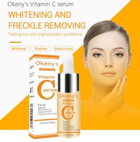 Vitamin C Whitening Face Serum Hyaluronic Acid Face Cream, Remover  of Freckles