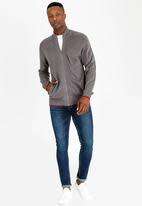 Grey Zipped Sporty Cardigan ( Size S) - BRAND NEW