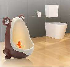 Brand New - Cream and Brown Toilet Frog for Boys!!! Excellent!!!