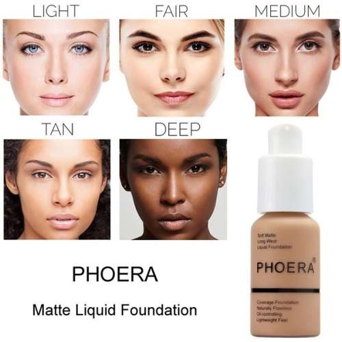 PHOERA!!! Excellent Matt Foundation - Full Cover - NUDE