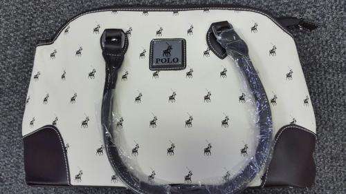 POLO - Stunning handbag- Cream and Brown -unwanted Gift