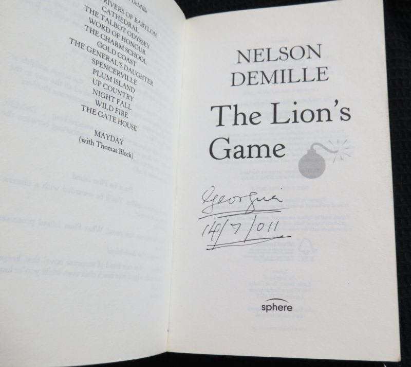 The Lion's Game by Nelson DeMille