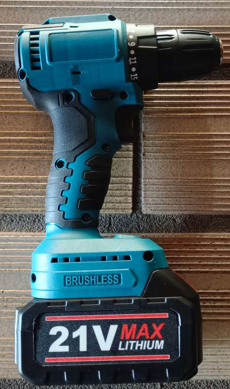 21V Lithium-Ion 4-in-1 Cordless Brushless Drill & Angle Grinder Tools Set