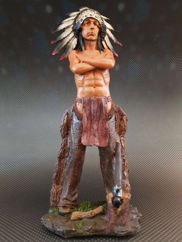 Native American Indian Chief Figurine