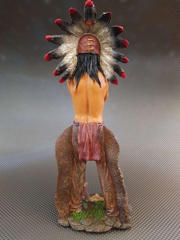 Native American Indian Chief Figurine