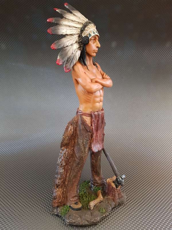 Native American Indian Chief Figurine