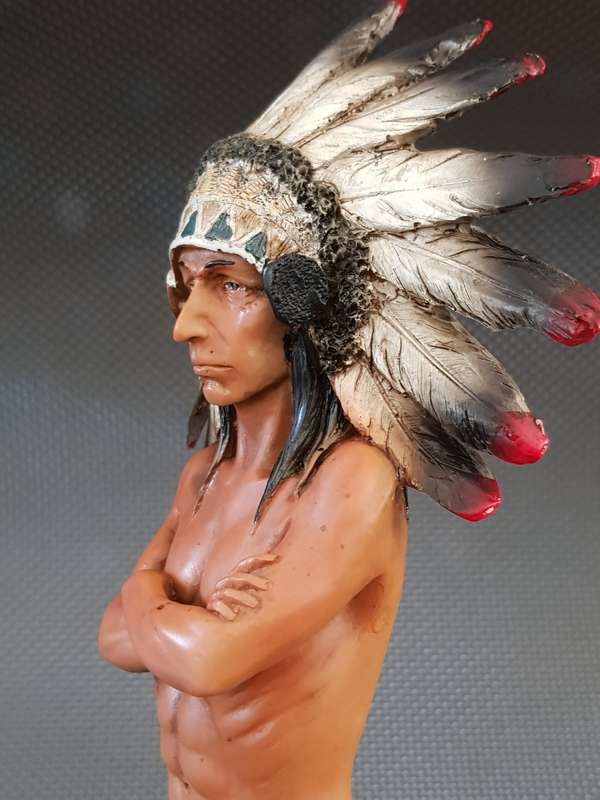 Native American Indian Chief Figurine