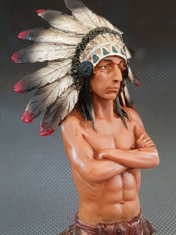 Native American Indian Chief Figurine