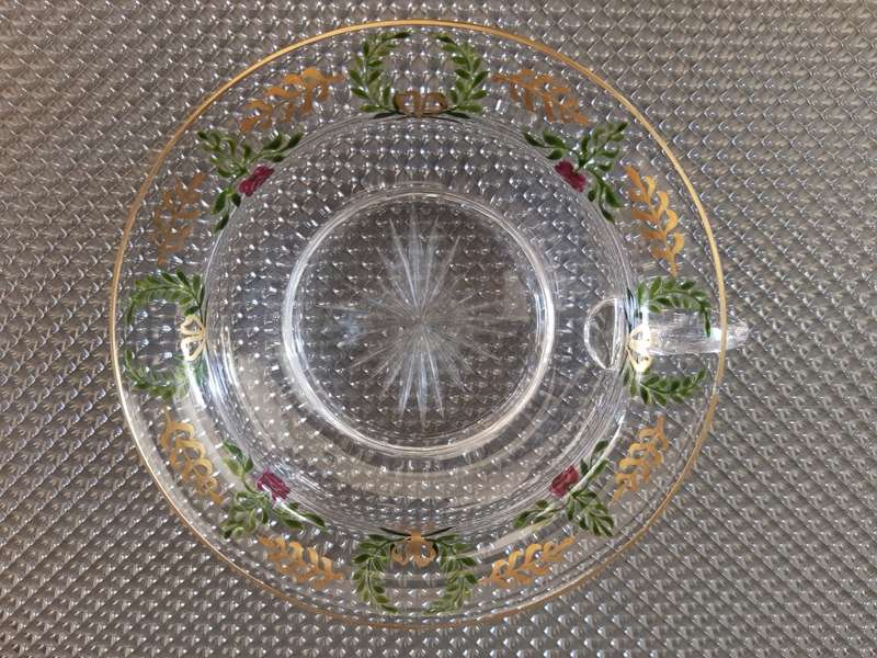 Lovely Large 12 Piece Glass Platter with Serving Dishes.