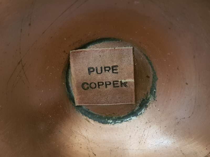 Solid Copper Snifter Goblets