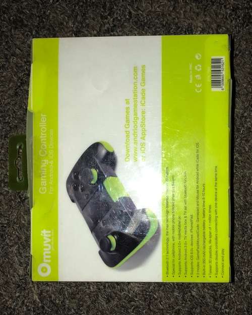 MUVIT BLUETOOTH GAMING CONTROLLER Black/Lime