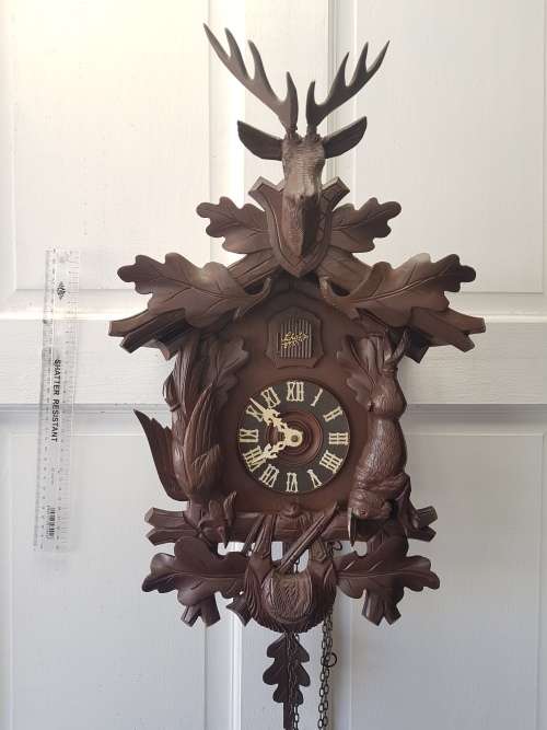 Schatz Germany Wood 8 Day Cuckoo Clock