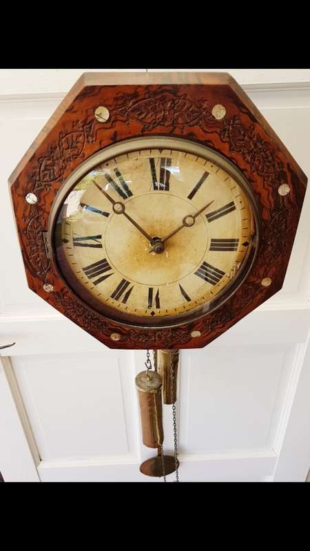 1883 English Postman's Clock