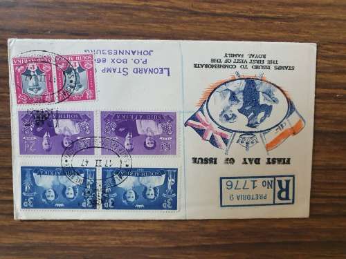 First Day Cover Royal Visit 1947