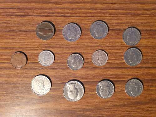Potluck 2 coins different countries different denominations