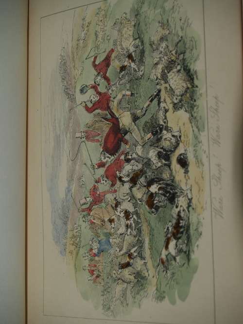 Robert S. Surtees (1892): Mr Sponge`s Sporting Tour, + 5 more (105 engravings pictures hand painted)