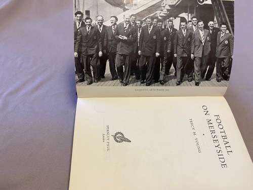 Young, Percy M. Football on Merseyside (with eleven signatures)