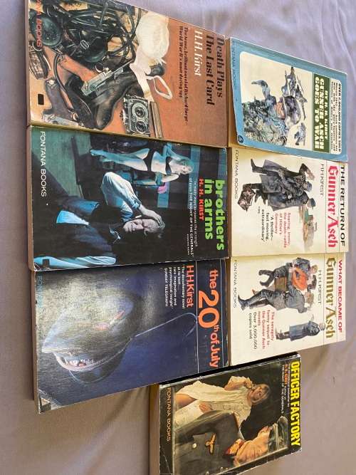 H.H. Kirst Seven World War II  fiction books