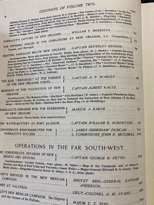 Battle and Leaders of the Civil War. Vol. II. III & IV.  Ed. R.U. Johnson. USA Civil War