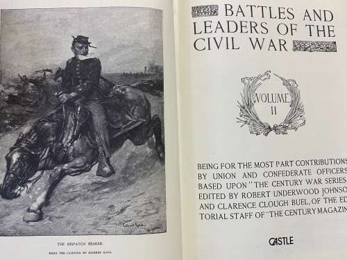 Battle and Leaders of the Civil War. Vol. II. III & IV.  Ed. R.U. Johnson. USA Civil War