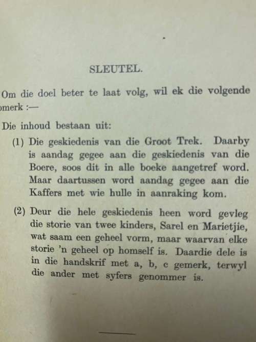 Trek. Thos Blok (Groot trek verhaal 1938)