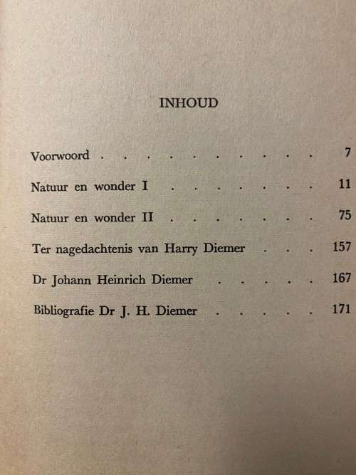 J H Diemer. Natuur en Wonder. Christelijk Perspektief VI (Wysbegeerte van die Wetsidee)