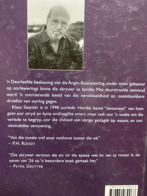 Ons oorlog. Klaas Steytler